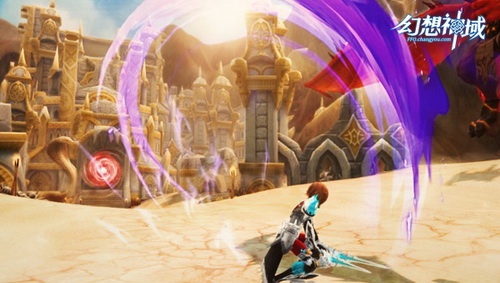《幻想神域》实景截图-超级绚丽的战斗画面