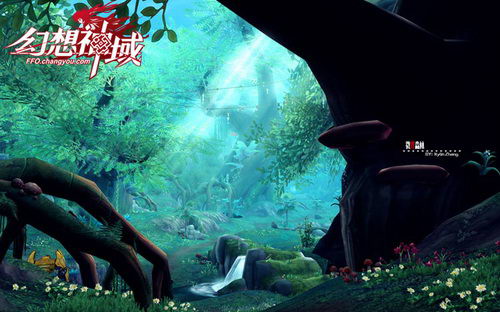 《幻想神域》实景截图-微光深林