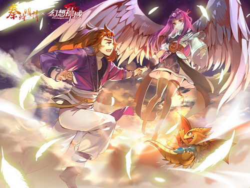 《秦时明月》女神少司命牵手《幻想神域》源神烛龙
