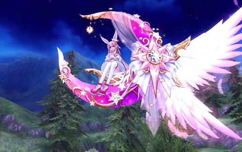 唯美梦幻 星空斑斓明月梦想之物