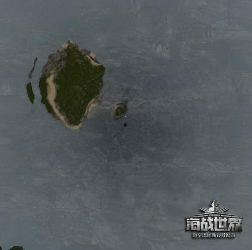 《海战世界》中的铁底湾地图